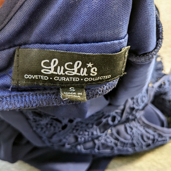 Navy Summer Dress - Picture 3 of 4